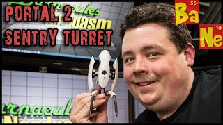 Portal 2 USB Sentry Turret Desk Defender  ThinkGeek Nerd Toy  Barnacules [upl. by Oneill]