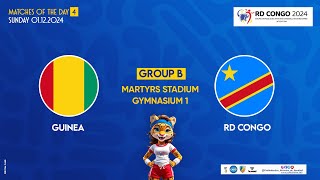 🤾 DAY 4 GUINEA VS RD CONGO  26TH CAN SENIORS DAMES KINSHASA 2024 [upl. by Jos]