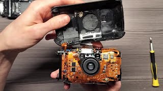 Olympus MJU 1 dis and reassembly  issues I fixed in description [upl. by Aibar]