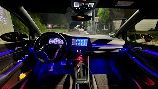 2022 VW Golf GTI Clubsport Edition 45  at night  Ambientebeleuchtung [upl. by Kauppi]