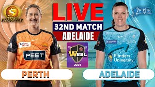 🔴Live Adelaide Strikers Women vs Perth Scorchers Women  32nd Match  Cricket Score amp Commentary [upl. by Ereveniug558]