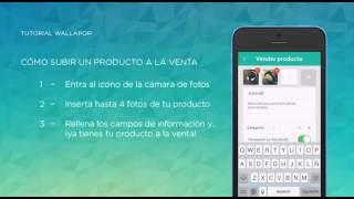 Tutorial Wallapop  Como subir un producto iPhone [upl. by Ttihw]