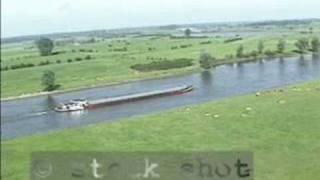 Aerial shots river IJssel The Netherlands [upl. by Ydnil]