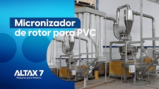 Micronizador de Rotor para PVC [upl. by Ajet426]