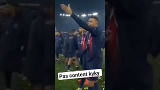 kilyan Mbappe râle pour avoir le trophée mbappe psg paris champion ldc hakimi [upl. by Bunch]