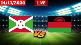 Burundi Vs Malawi  CAF Africa Cup of Nations  Fifa Live Match [upl. by Udell]