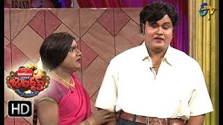 BulletBhaskarSunamiSudhakarPerformance  Jabardasth  12th October 2017 ETV Telugu [upl. by Haimes]