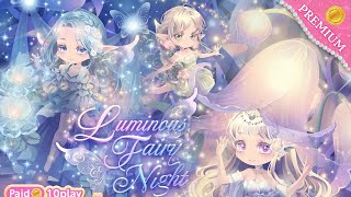 Cocoppa Play  Luminous Fairy Night amp White Christmas Premium Gacha 32 Spins amp Christmas Events [upl. by Gutow372]