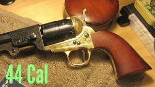 1851 NAVY 44 Cal by PIETTA Brass Engraved First Look [upl. by Coonan736]