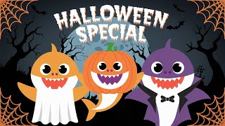 Spooky Baby Shark Halloween 🎃 Fun amp Scary Halloween Songs for Toddlers  Kids Smart Learning [upl. by Ahsille136]