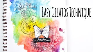 Easy Gelatos Technique For Adding Color And Texture [upl. by Lebazej483]