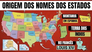 Grandes histórias por trás dos nomes dos estados dos EUA [upl. by Enenstein]