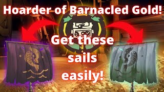 How to COMPLETE THE HOADER OF BARNACLED GOLD COMMENDATION Sea of Thieves [upl. by Otina159]