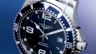 The Longines HydroConquest – a colourful performance in the diving world  Blue Model [upl. by Arnoldo]