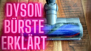 Dyson elektrische Bürste Bodendüse Erklärung Review Vorstellung  Akkustaubsauger V6 V7 V8 V10 V11 [upl. by Noraf]