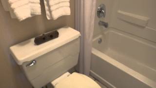 Bathroom Tour Kohler Toilet Days Inn [upl. by Draneb932]