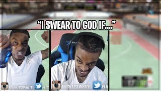 FlightReacts GETS DROPPED 21 ON HIS HEAD AND ALMOST GOES quotCRAZYquot NBA2K20😭😂😂 [upl. by Hanser626]