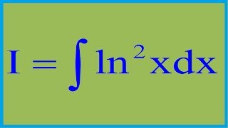 Integral of lnx2 [upl. by Seek]