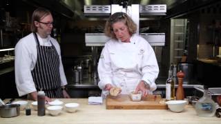 Cooking Foie Gras with Chef Wylie Dufresne and Ariane Daguin [upl. by Llig]