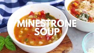 Minestrone Soup Recipe [upl. by Natek618]