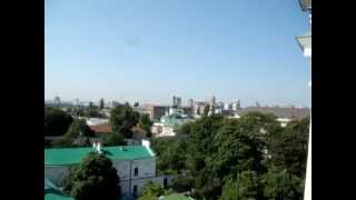 20120706KyivLavraPecherskGreat Bell TowerGroup Russian Orthodox Seminary ParisMOV08500 [upl. by Nanon]