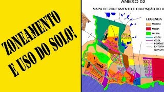 Desenhos de projeto ZONEAMENTO E USO DO SOLO parte 4 [upl. by Richelle]