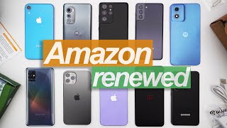 I Bought 10 quotAmazon Renewedquot Smartphones  How Bad Are They [upl. by Esorbma]