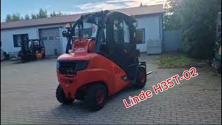 Wózek widłowy Linde H35T02 [upl. by Eseer]