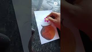 Flower Pot Drawing Video oilpasteldrawing flowerpot painting artisticarpita7694 [upl. by Nnylecyoj840]