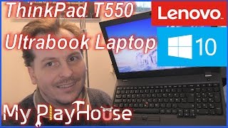 Lenovo T550 Burglary Replacement Unboxing Win10  285 [upl. by Hijoung]