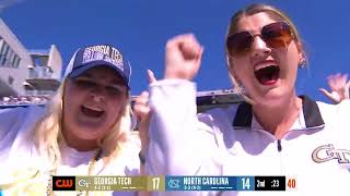 UNC vs Georgia Tech  Highlights  101224 [upl. by Arnie]