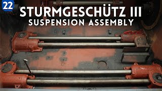 WORKSHOP WEDNESDAY Assembling and test fitting WWII StuG III G TORSION BAR suspension units [upl. by Trainor]