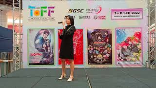 The ODEX Film Festival at Paradigm Mall  Bin Yun Anime Cosplay Competition [upl. by Aiekat]