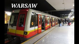 The Warsaw Metro  Metro Warszawskie Poland [upl. by Rashida482]