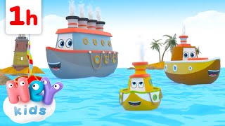 The little boat ⛵️  Songs for Kids  HeyKids Nursery Rhymes [upl. by Brear]