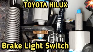 How to replace Brake Light Switch in brake pedal Toyota Hilux [upl. by Evelyn253]