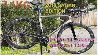 SWork Tarmac SL6 Sagan Edition  2023 Hyper wheels [upl. by Darees]