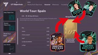 How To Complete The World Tour Spain Objectives EA FC 25 Ultimate Team [upl. by Narod]