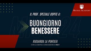 RAI 1  Buongiorno benessere  ospite il Prof Speziale [upl. by Enelrak]