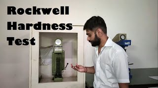 Rockwell Hardness Test  Laboratory Test  Material Property [upl. by Amorete]