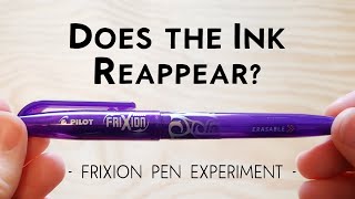 Does FriXion Pen Ink Reappear Every Quilter Should Know [upl. by Letsou881]