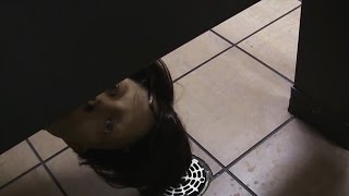 LOOKING INTO BATHROOM STALLS TOILET PRANK GONE WRONG [upl. by Lynnett380]