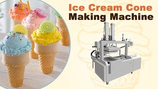 Automatic Wafer Cup Making MachineEdible Coffee Cup MachineEdible Cone Cup Making Machine [upl. by Llertal]