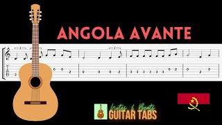 ANGOLA Angola Avante GUITAR TAB [upl. by Xuagram632]