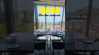 See what happened at the best sea side fine dine restaurant 😲😍 shorts viral travel [upl. by Nolrah]