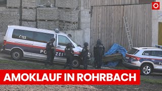 Amoklauf in Rohrbach Täter auf der Flucht  MeinBezirk [upl. by Ayor]