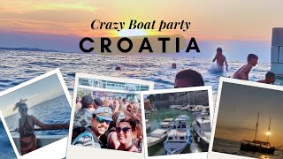 EPIC Boat Party in Croatia  Zadar Island Hopping  Summer Vibesquot [upl. by Hali]