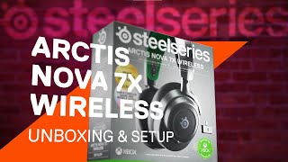 Arctis Nova 7X Unboxing and Setup [upl. by Assetal]