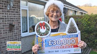 StreetPrize Winners  BN15 9HE in Lancing on 09122019  Peoples Postcode Lottery  30KADAY [upl. by Harp]