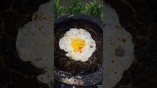 Egg half fry recipe 🤤 shorts trending ytshorts shortvideo youtubeshorts short youtube [upl. by Huskamp]